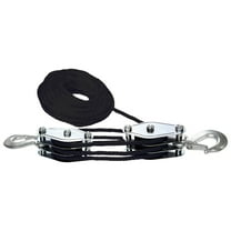 Ergonomic Block and Tackle Pulley System Rope Pulley Hoist with Lifting Power