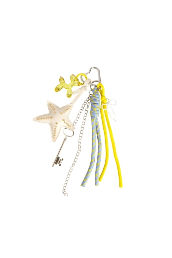 Ergonomic Braided Rope Keychain Bag Charm For Purse Backpack Decoration Braided Cord Multiuse Accessory