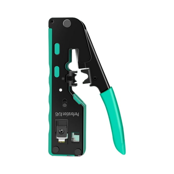 Ergonomic Cable Crimping Plier s Thickened Head Networking Cable Crimping Tool Non slip Handle andSharp Wire Stripper