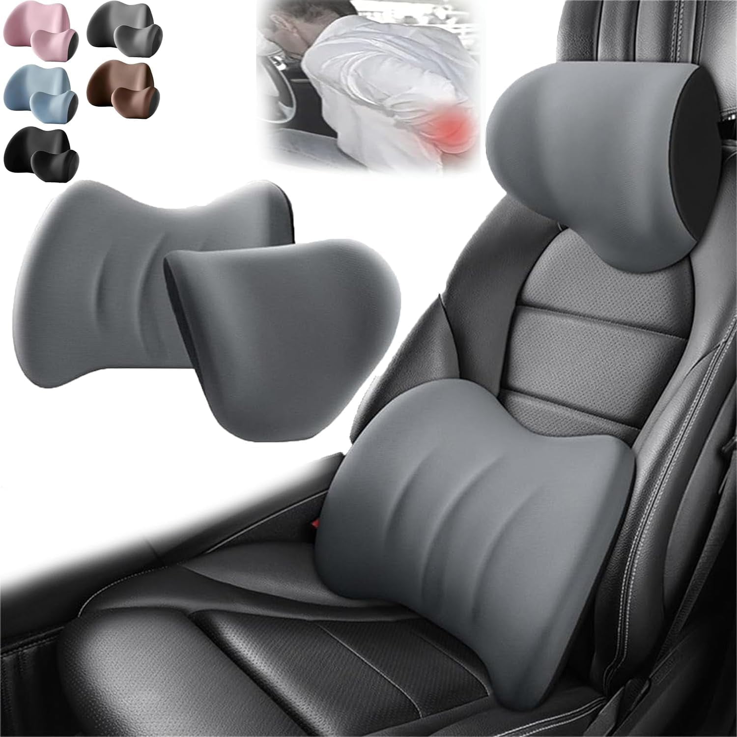 Lumbar support for hot truck