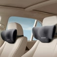 thumbnail image 1 of Ergonomic Car Neck Pillow Headrest with Adjustable Strap for Neck Pain Relief/Driving,Memory Foam & Breathable Removable Cover,Super Soft Travel Car Headrest Pillow for Neck Support, 1 of 7