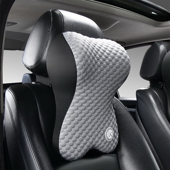 Ergonomic Car Neck Pillow, Three Dimensional Support, Removable Washable Cover, Fatigue Reduction Design, Soft Headrest Cushion for Long Drives, Daily Commutes and Automotive Seat Support