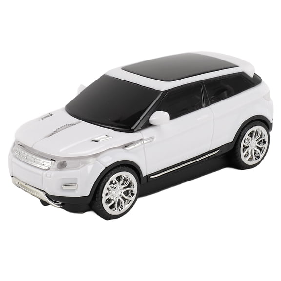 Ergonomic Car Style Wireless Mouse, 1600 DPI Optical Sensor, Perfect For Laptop Use