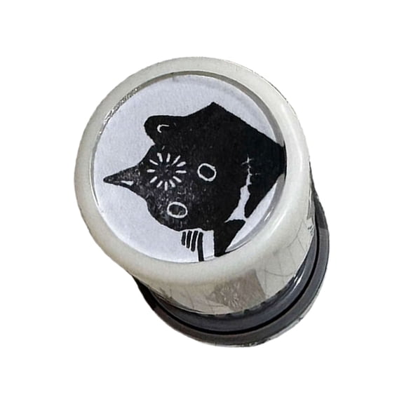 Ergonomic Cats Stamping Device Shatterproof Plastic Texture Convenient for Paperswork Decorating Classroom Daily Use