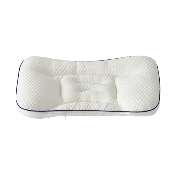 Ergonomic Cervical Support Pillow for Neck Relief – Memory Foam, Adjustable Contoured Design, Side and Back Sleep Optimization, Pain Relief