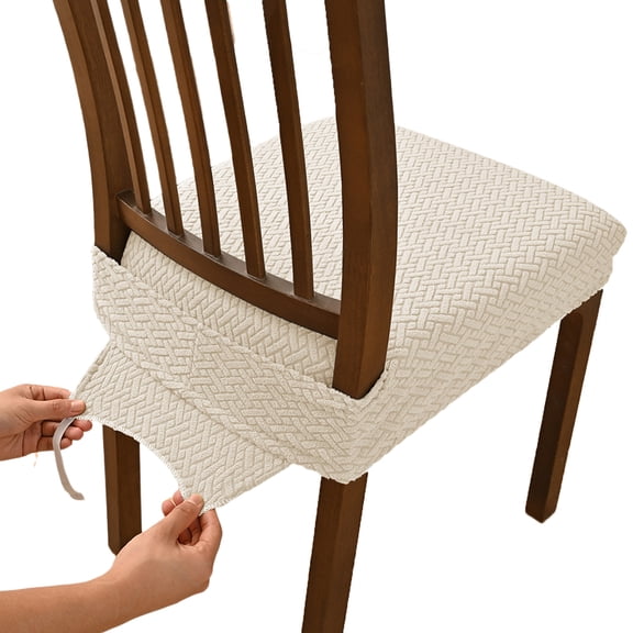 Ergonomic Chair Slipcover Slip Proof Silicone Particles Bottom Surfaces Foam Padding Water Resistant Seat Protectors