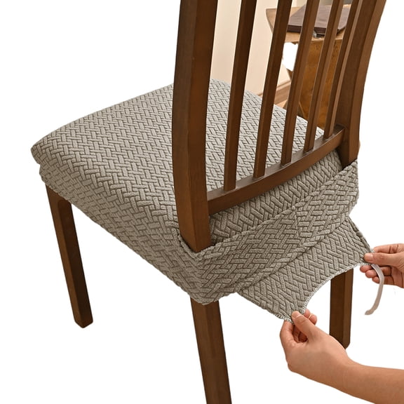 Ergonomic Chair Slipcover Slip Proof Silicone Particles Bottom Surfaces Foam Padding Water Resistant Seat Protectors
