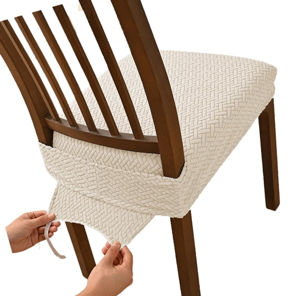 Ergonomic Chair Slipcover Slip Proof Silicone Particles Bottom Surfaces Foam Padding Water Resistant Seat Protectors