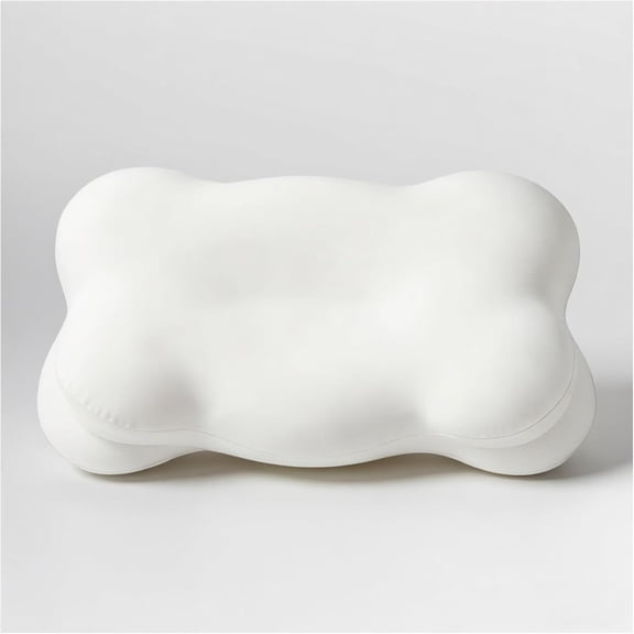 Ergonomic Cloud Memory Foam Pillow for Neck Pain - Contour Pillow with Arm Tunnel for Shoulder and Neck Pain, Ergonomic Support for Spinal Alignment