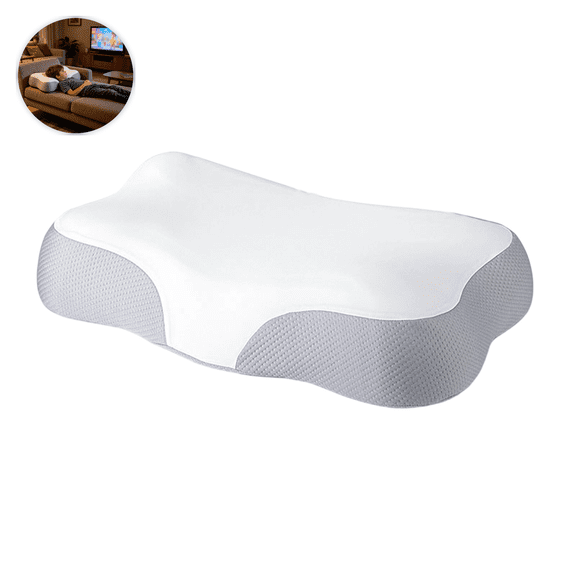 Ergonomic Cloud-Shaped Pillow for Side Sleepers, Neck & Shoulder Support, Spinal Alignment, Pressure Relief, Therapeutic Cushion for Restful Sleep