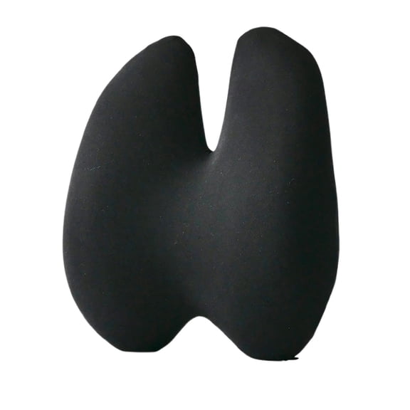 Ergonomic Coccyx Seat Cushion with Lumbar Support - Memory Foam Orthopedic Cushion for Tailbone & Sciatica Pain Relief - Office Chair, Car, Wheelchair Pad (Lumbar Support)