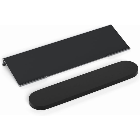 Ergonomic Computer Keyboard Stand - Tilt PC Keyboard Stand Riser for Easy Typing, Acrylic Keyboard Tray Holder for Office Desk, Home, School, with Silicone Anti-Slip Case, Black