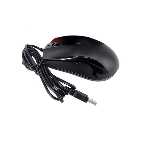 Ergonomic Computer Mouse With Two Interfaces USB PS2s Plugs ABS Construction 3D Wheel For CAD Work