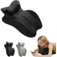 thumbnail image 1 of Ergonomic Contour Memory Foam Back Support Pillow for Reading & Bed Rest, Lumbar Support Pillow for Bed, Neck Support Pillow, Comfort Daily Relax Cushion, 1 of 8