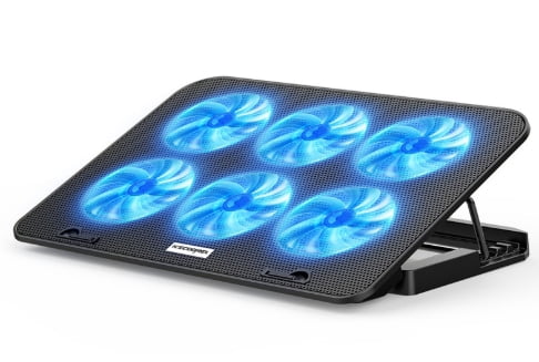 Ergonomic Cooling Base for Laptops - 5 Color Choices & Adjustable Height (Perfect for Work/Gaming)