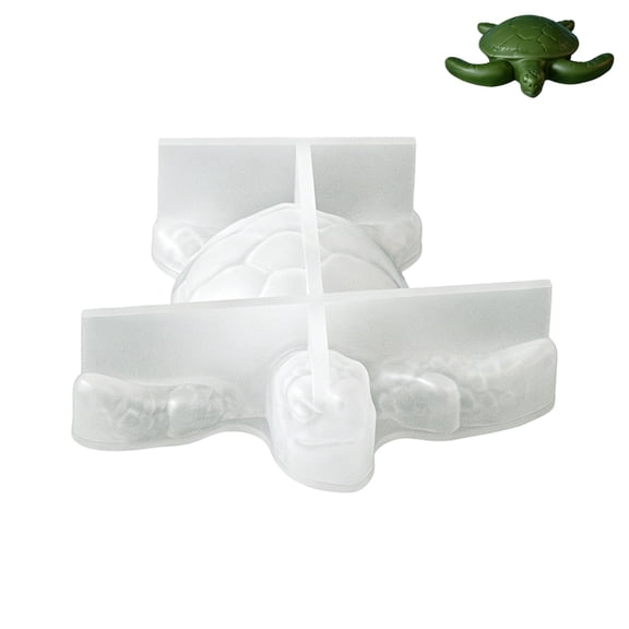 Ergonomic Crafting Accessories Molds Turtle Shape Silicone Texture for Resin Creations and Unique Present Making Ideas