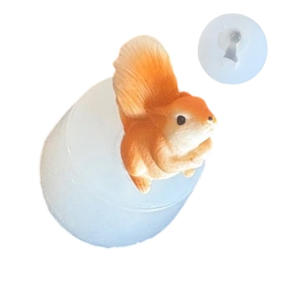 Ergonomic Crafting Accessories Squirrel Shape Silicone Texture for Resin Creations and Unique Making Ideas