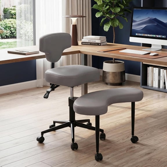 Ergonomic Cross Legged Chair for Adults 300 lb Capacity Height Adjustable