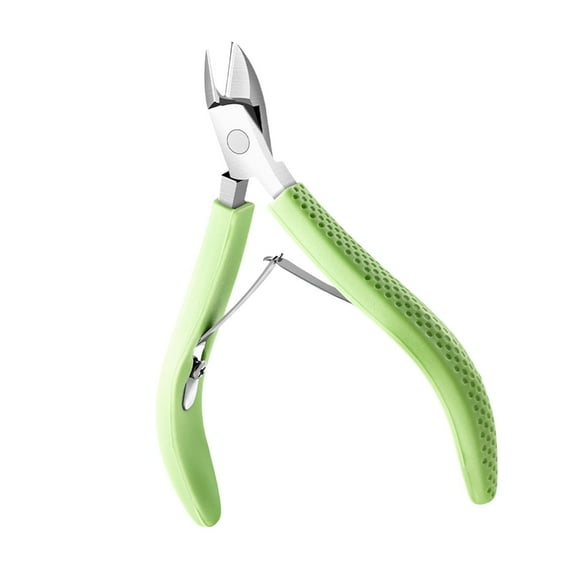 Ergonomic Cuticle Nipper With Rubber Handle Trimmer Professional Manicure Tool For Nail Care Full Jaw Clippers