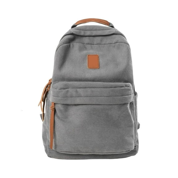 Ergonomic Daily Use Backpacks for Study Travel Practical Corduroy Daypack