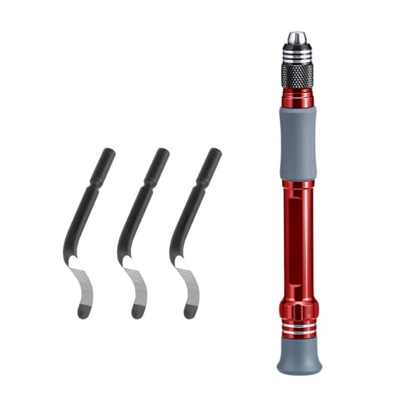 Ergonomic Deburring Tool Aluminum Handle Burr Removal Multiple Materials Trimming