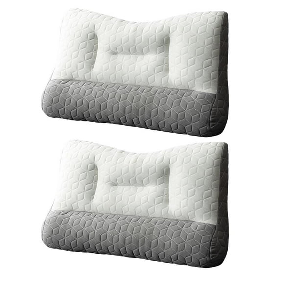 Ergonomic Deep Sleep Pillow - Cervical Support for Sleep Apnea, Orthopedic Neck Pain Relief