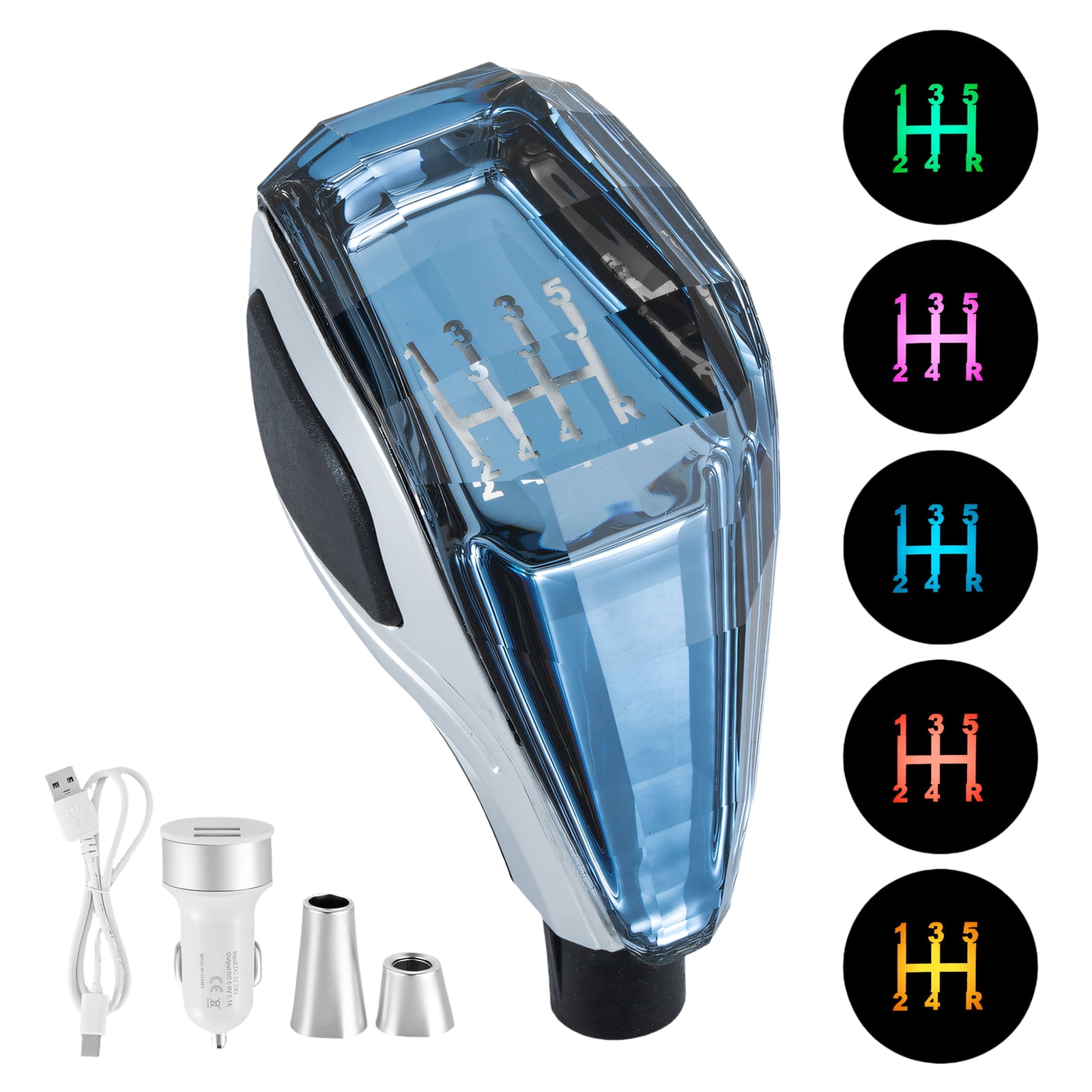 Ergonomic Design LED Light Up Shifter Knob For Most Vehicles For ...
