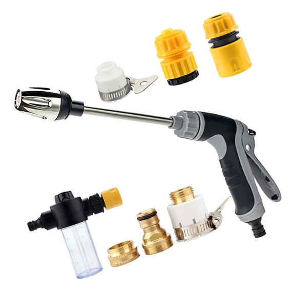 Ergonomic Design Metal And Plastic Water Sprayer With Highly Power Jetting For Thorough Cleaning Jobs Multiple Outdoor Uses