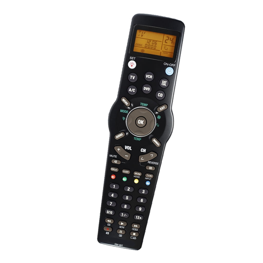 Ergonomic Remote Control Design Ergonomic Design Universal Remote Control RM-991 With Intuitive Button ...