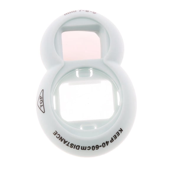 Ergonomic Designed Selfie Lens with Selfie ed Mirror for Mini 9 Mini 7S Instant Camera - Light Blue