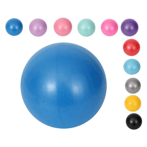 Ergonomic Desk Wellness Gear, Exercise Ball Small For Office Seating Posture Correction And Lower Back Relief, Deep Blue, 1 Ball 1 Inflation Hose