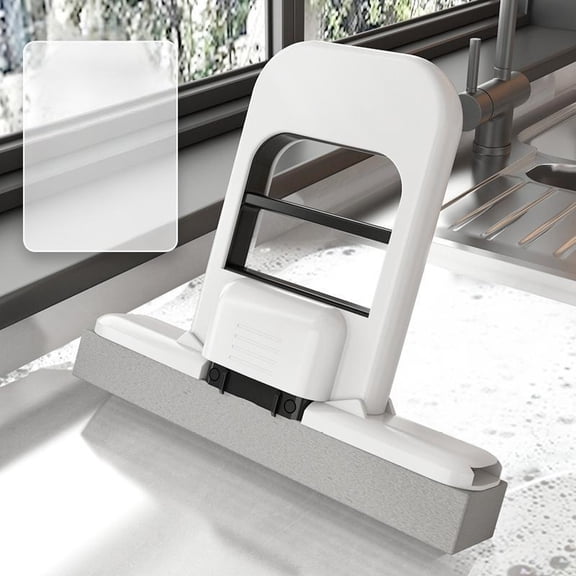 Ergonomic Desktop Mop Cleaning Tool Absorbent Cotton Pad Multiuse Foldable Mop