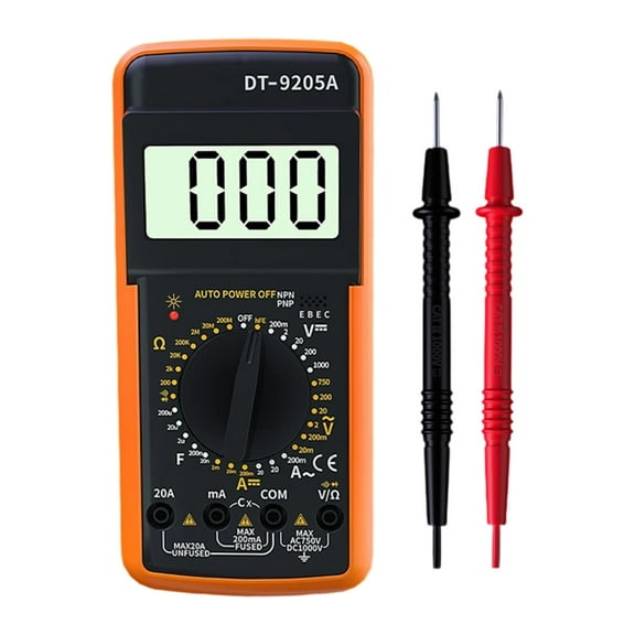 Ergonomic Digital Multimeter AC Direct current Current Measurement Compactly Design