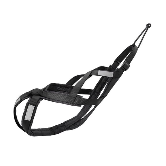 Ergonomic Dog Sledge Harness for Large Breeds Reflective Pet Sledding Skijoring Harness High Strength Chest Strap