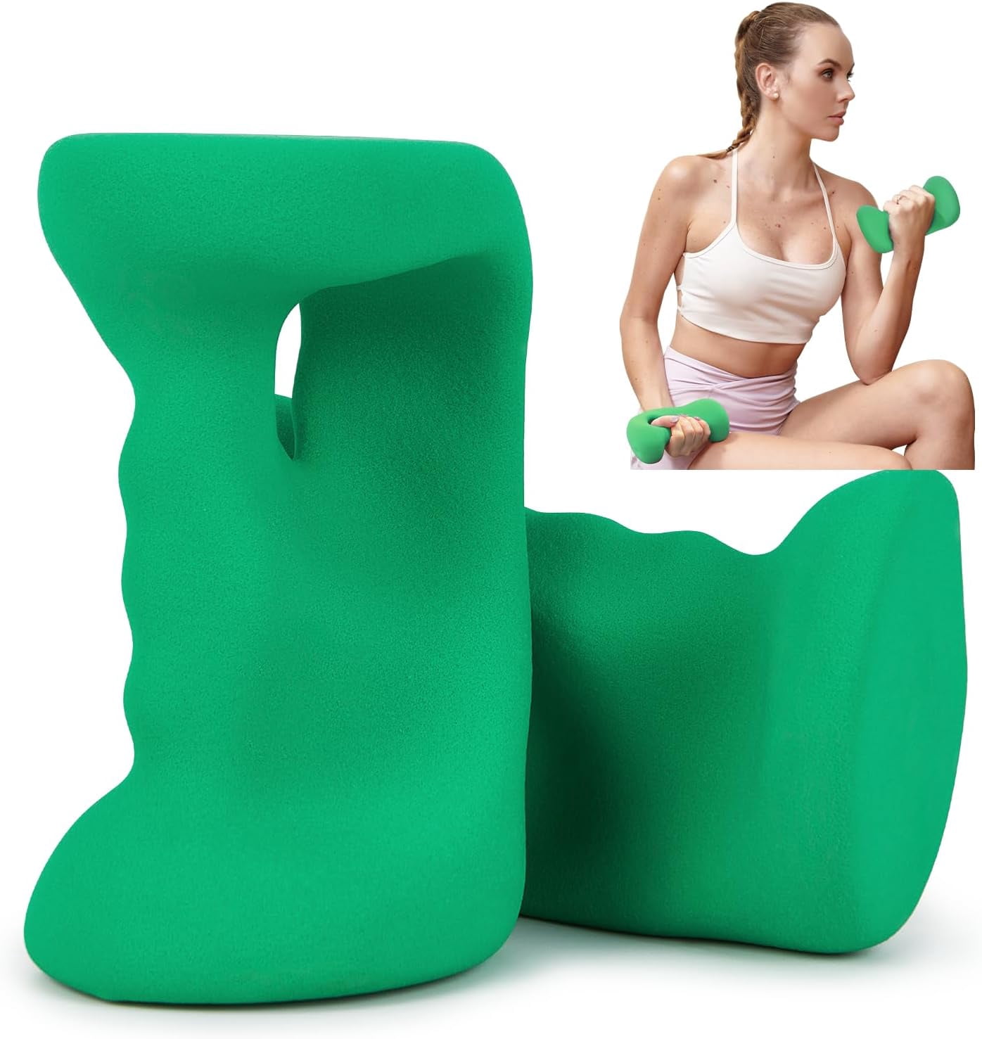 Ergonomic Dumbbells Weights Set for Women at Home, Hand Weights for Pilates, Yoga, Jogging, and Strength Training