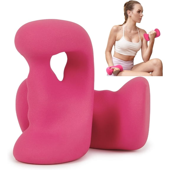 Ergonomic Dumbbells Weights Set for Women at Home, Hand Weights for Pilates, Yoga, Jogging, and Strength Training