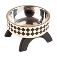 thumbnail image 1 of Ergonomic Elevated Cat Bowls Raised Stainless Steel Pet Feeding Dishes with Non‑slip Stand Detachable 2‑pack Food Water Bowls for Indoor Cats Small Dogs, 1 of 5