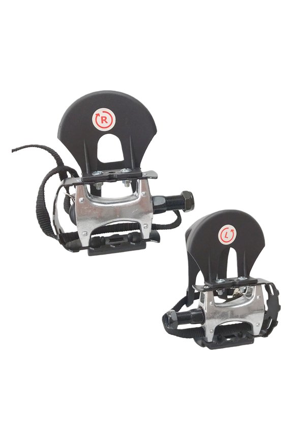 Ergonomic Exercise Bikes Pedal 9/16inch Threaded Slip Resistant Surfaces Light Weight Plastic Aluminum for Home Gym