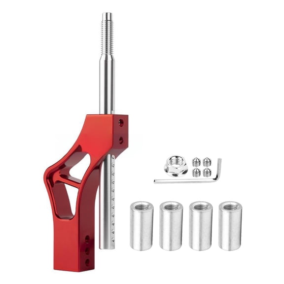 Ergonomic Extended Gear Shifter Adjustable Length Vehicle Shifts Rod Extension Aluminum Gear Shifts Extender for Car