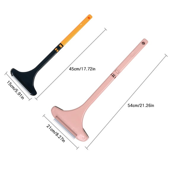 Ergonomic Extended Handle Window Mesh Cleaner Brush, Multi-functional Dust Removal Wiper Tool for Door Patio Porch Screens