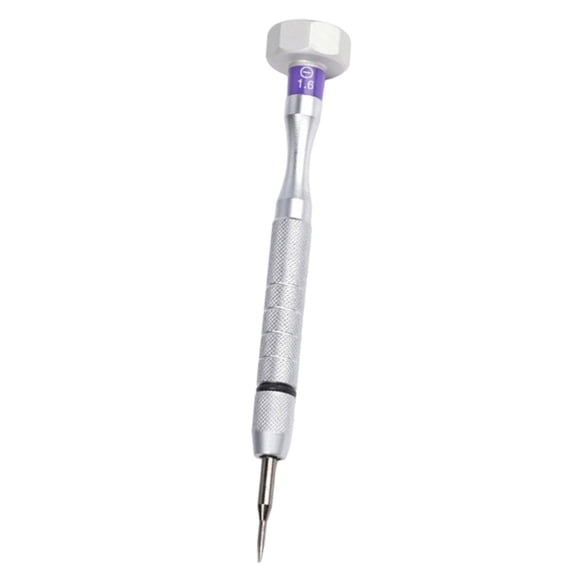 Ergonomic Eyeglass Screwdriver With High Speed Steel 1.8mm And 1.6mm Tip Precisions Screwdriver For Easy Fixes