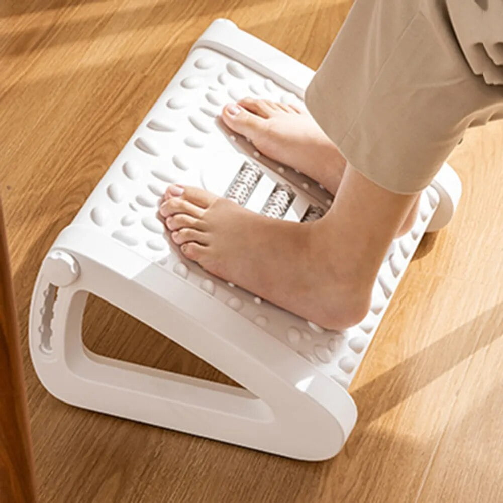 Ergonomic Feet Stool Chair with Massage Under Desk Footrest Adjustable