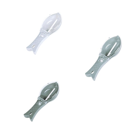 Ergonomic Fish Scale Remover Brush with Lid - Safe ABS Material, Unique Handle Design for Easy Fish Cleaning and Mess-Free Grating