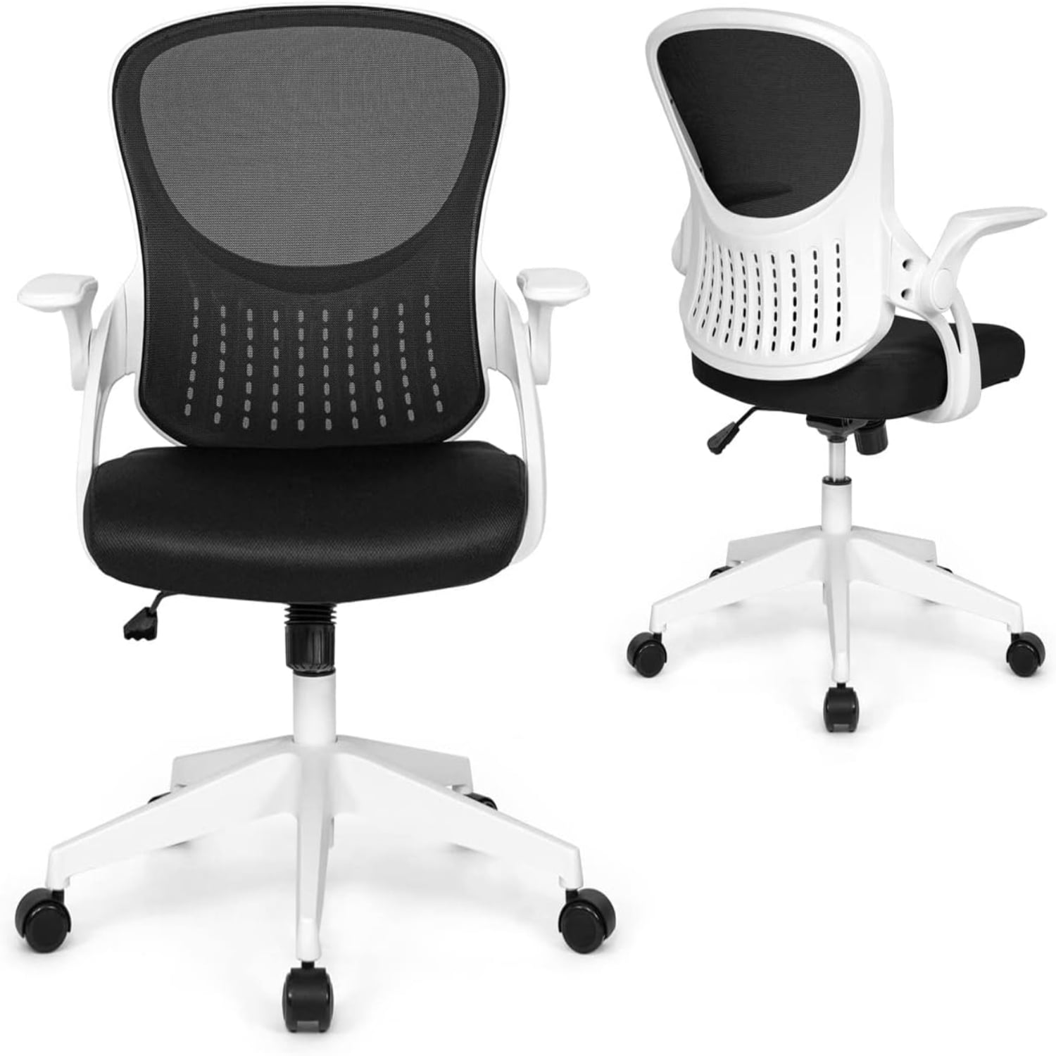 Ergonomic FlipUp Office Chair Breathable Mesh Cushion Desk Chair