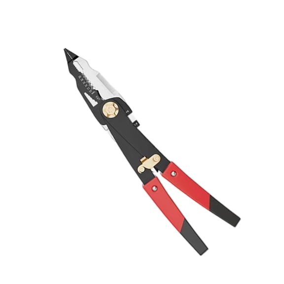 Ergonomic Flipping Action Pliers and Wire Stripper Double Function Tool Steel Construction Tool For Electricians