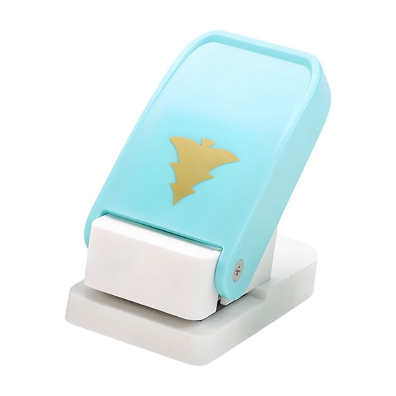 Ergonomic Flower Pattern Paper Hole Cutter for Cardstock Photo Craft Scrapbooking