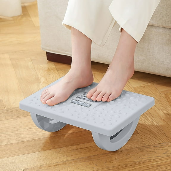 Ergonomic Footrest Stool for Home and Use with Comfortable Foot Massage Design
