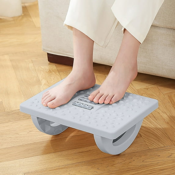 Ergonomic Footrest Stool for Home and Use with Comfortable Foot Massage Design