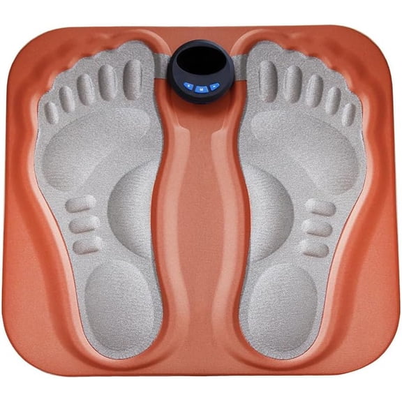 Ergonomic Footprint Foot Massager Digital Control Electric Sole Massager With Adjustable Modes For Home And Office Use