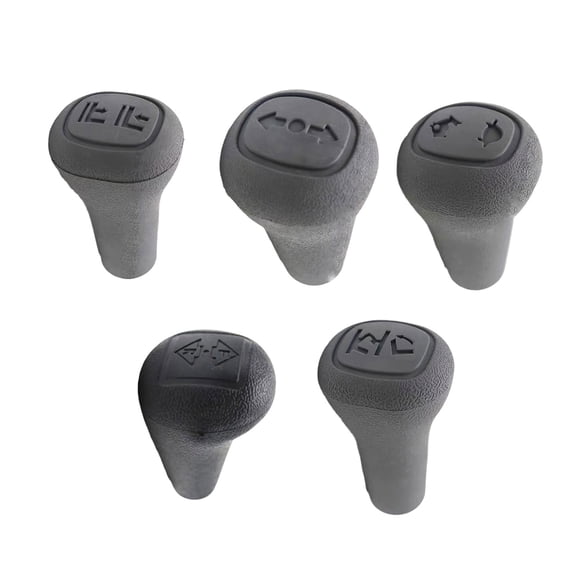 Ergonomic Forklift Leverage Knob Set 5pcs for Seamless Operations and Increased Workspaces Efficiency Easy Installation